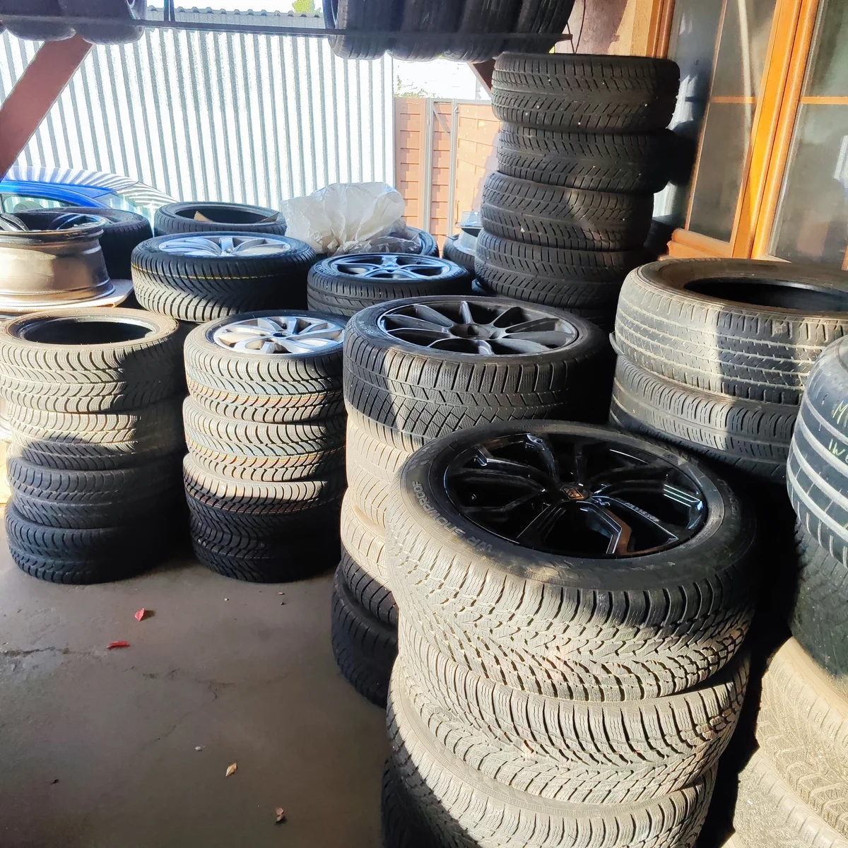 Wymiana opon zimowych w serwisie